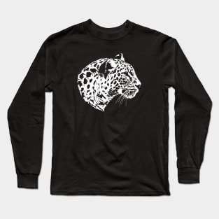 leopard portrait Long Sleeve T-Shirt